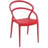 Pia Dining Chair (Red) - Front Angled