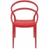 Pia Dining Chair (Red) - Front - Pia Dining Chair (Red) - Front