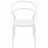 Pia Dining Chair (White) - Front - Pia Dining Chair (White) - Front