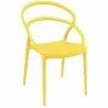 Pia Dining Chair (Yellow) - Front Angled - Pia Dining Chair (Yellow) - Front Angled