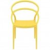 Pia Dining Chair (Yellow) - Front
