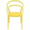 Pia Dining Chair (Yellow) - Front - Pia Dining Chair (Yellow) - Front