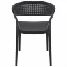 Sunset Dining Chair (Black) - Back - Sunset Dining Chair (Black) - Back