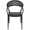 Sunset Dining Chair (Black) - Front - Sunset Dining Chair (Black) - Front