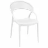Sunset Dining Chair (White) - Front Angled - Sunset Dining Chair (White) - Front Angled