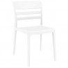 Moon Dining Chair White Transparent (Glossy White)