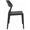 Snow Dining Chair Black - Side