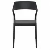 Snow Dining Chair Black - Front - Snow Dining Chair Black - Front
