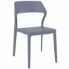 Snow Dining Chair Gray - Front Angled - Snow Dining Chair Gray - Front Angled