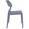 Snow Dining Chair Gray - Side