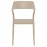 Snow Dining Chair Dove Gray - Front