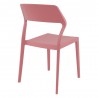 Compamia Snow Dining Chair in Marsala - Back Angled View