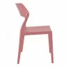 Compamia Snow Dining Chair in Marsala - Side - Compamia Snow Dining Chair in Marsala - Side
