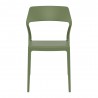 Snow Dining Chair Olive Green - Front