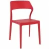 Snow Dining Chair Red - Front Angled - Snow Dining Chair Red - Front Angled