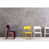 Snow Dining Chair - Color Variations Stacked