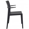 Plus Arm Chair Black - Side