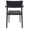 Plus Arm Chair Black - Back