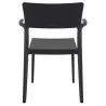 Plus Arm Chair Black - Back - Plus Arm Chair Black - Back