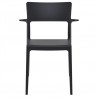 Plus Arm Chair Black - Front