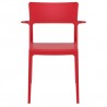 Plus Arm Chair Red - Front