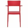 Plus Arm Chair Red - Front - Plus Arm Chair Red - Front