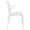 Plus Arm Chair White - Side - Plus Arm Chair White - Side