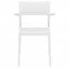 Plus Arm Chair White - Front