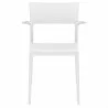Plus Arm Chair White - Front - Plus Arm Chair White - Front
