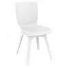 Compamia Mio PP Modern Dining Chair - White with White Legs - Compamia Mio PP Modern Dining Chair - White with White Legs
