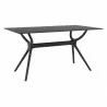 Compamia Bloom Extendable 7-Piece Patio Dining Set - Black - Compamia Bloom Extendable 7-Piece Patio Dining Set - Black
