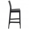 Maya Resin Barstool Black - Side