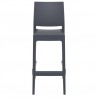 Maya Resin Barstool Dark Gray - Front