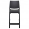 Maya Resin Counter Stool Black - Front