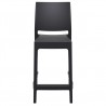 Maya Resin Counter Stool Black - Front