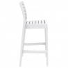 Ares Resin Barstool White - Side