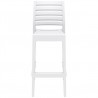 Ares Resin Barstool White - Front