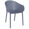 Compamia Sky Outdoor Dining Chair - Dark Gray