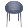 Compamia Sky Outdoor Dining Chair - Dark Gray