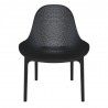 Compamia Sky Lounge Chair - BLACK - Front