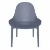 Compamia Sky Lounge Chair - DARK GRAY - Front - Compamia Sky Lounge Chair - DARK GRAY - Front