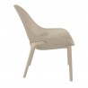 Compamia Sky Lounge Chair - DOVE GRAY - Side