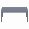 Compamia Sky Outdoor 39-inch Lounge Table - Dark Gray - Compamia Sky Outdoor 39-inch Lounge Table - Dark Gray