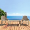 Compamia Sky Outdoor 39-inch Lounge Table - Dove Gray