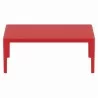 Compamia Sky Outdoor 39-inch Lounge Table - Red - Compamia Sky Outdoor 39-inch Lounge Table - Red