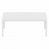 Compamia Sky Outdoor 39-inch Lounge Table - White
