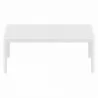 Compamia Sky Outdoor 39-inch Lounge Table - White - Compamia Sky Outdoor 39-inch Lounge Table - White