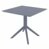 Compamia Sky Square Outdoor Lounge Table - Dark Gray - Compamia Sky Square Outdoor Lounge Table - Dark Gray