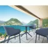 Compamia Sky Square Outdoor Lounge Table - Dark Gray - Compamia Sky Square Outdoor Lounge Table - Dark Gray
