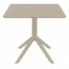 Compamia Sky Square Outdoor Lounge Table - Dove Gray - Compamia Sky Square Outdoor Lounge Table - Dove Gray